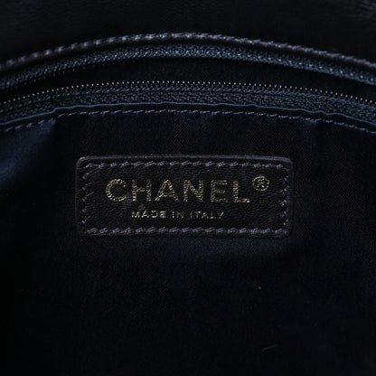 Chanel Sequin Summer Night Flap Black Gold 6 of 10
