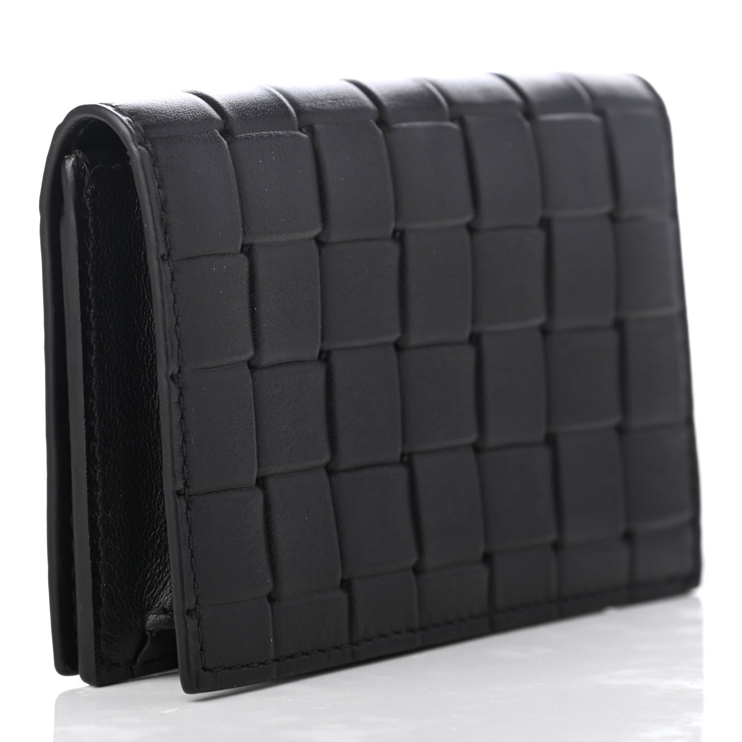 Bottega Veneta Nappa Intrecciato Card Holder Black 3 of 6