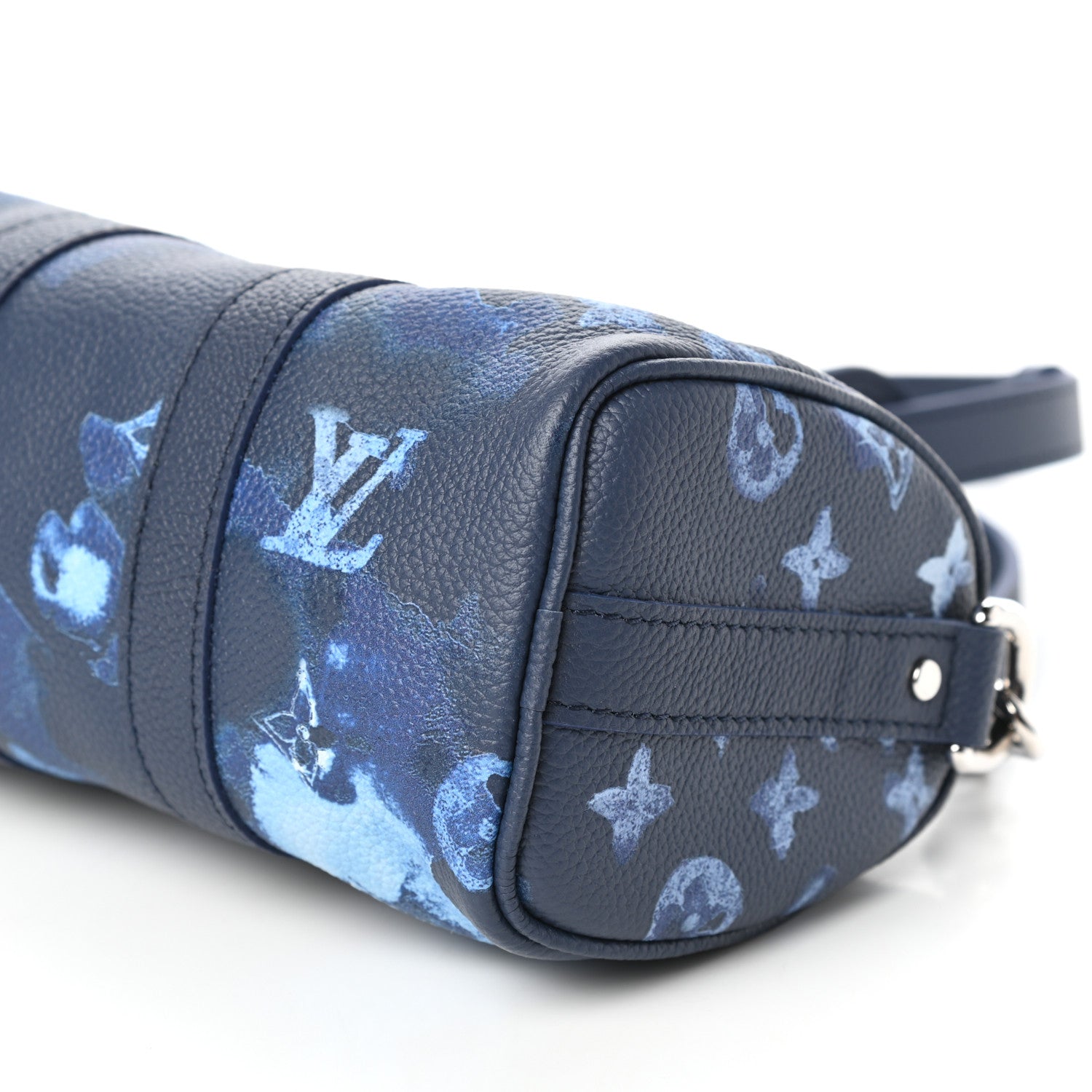 Louis Vuitton Monogram Ink Watercolor Keepall XS Blue 8 of 9