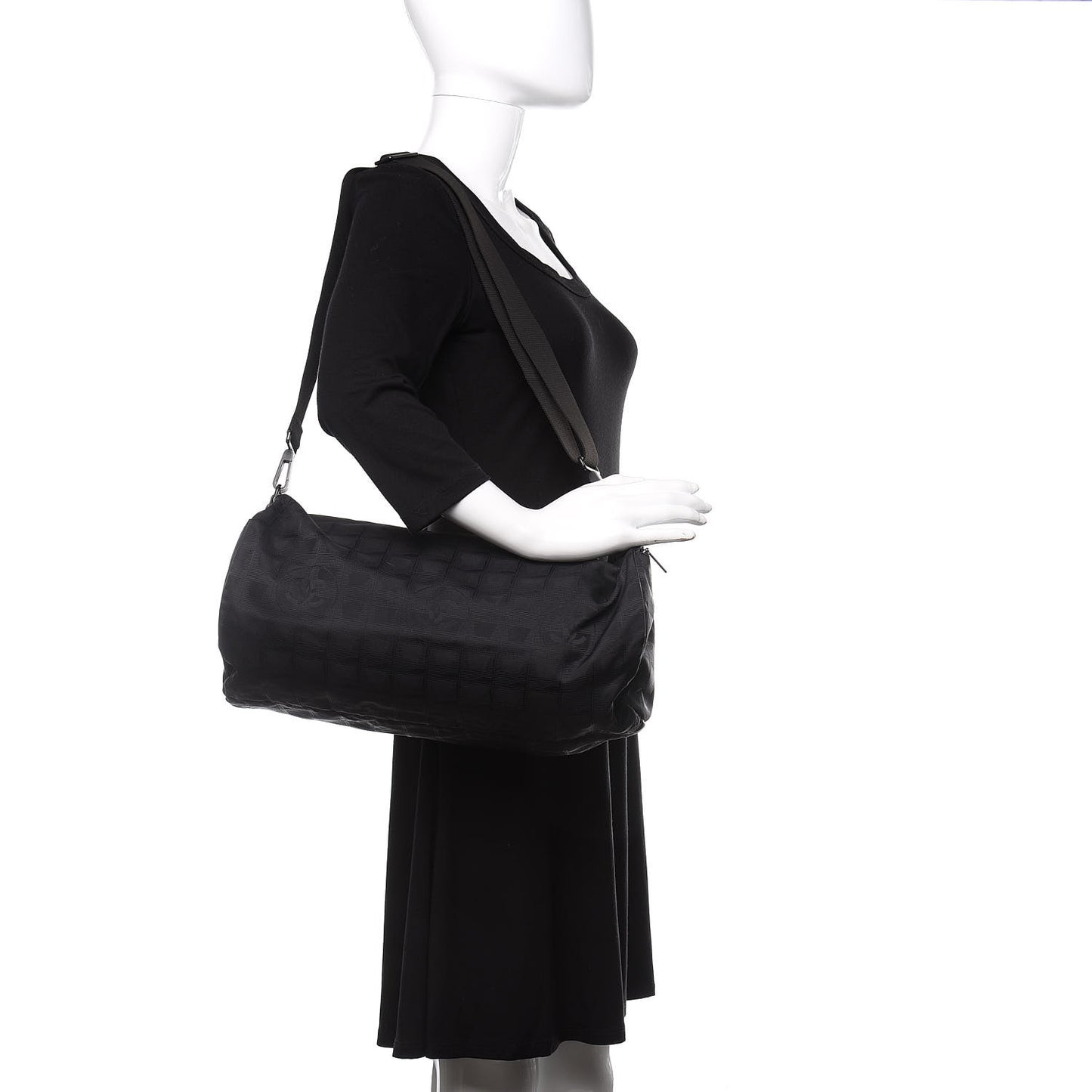 Nylon Travel Duffle Black