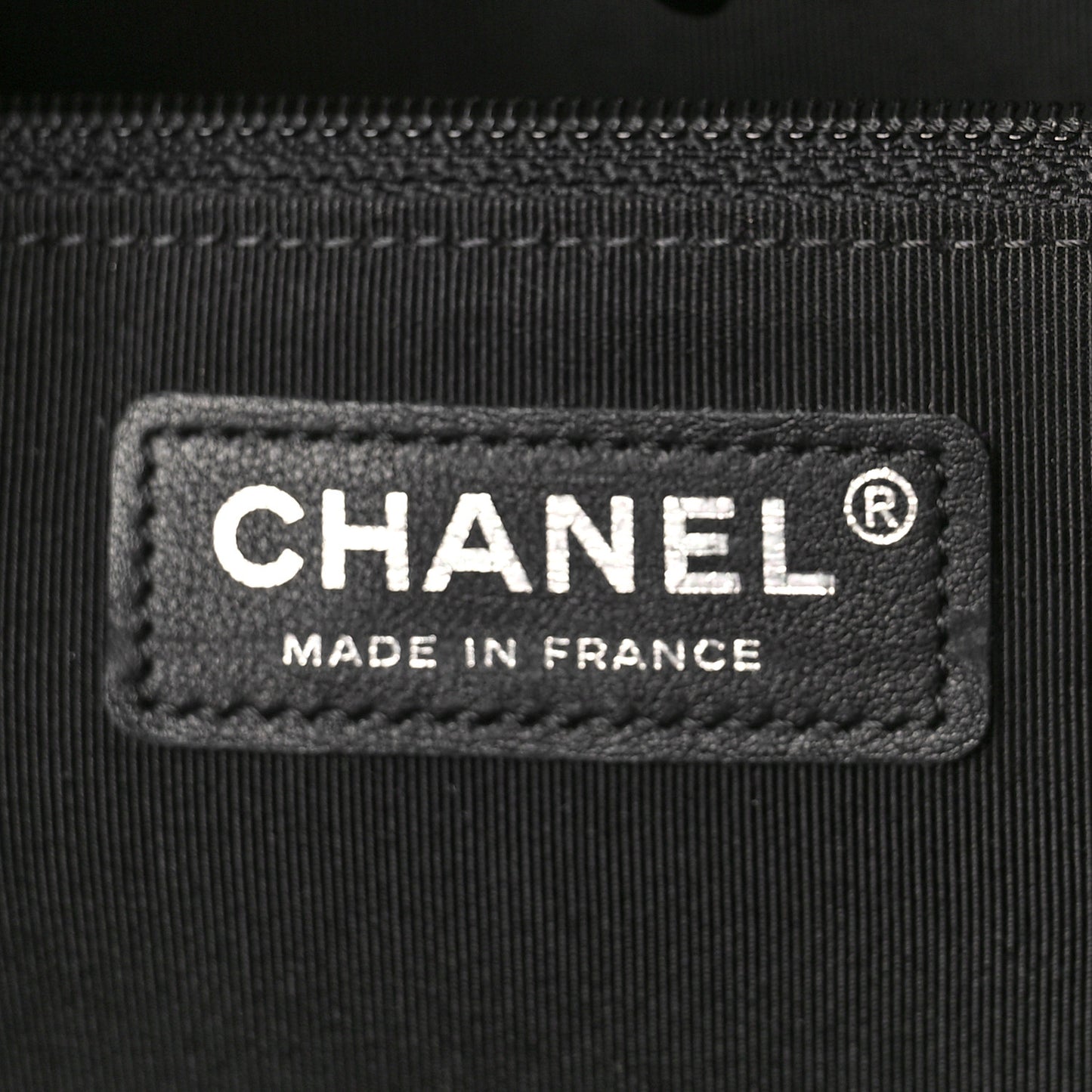 Caviar Quilted Large Shopping Tote Black