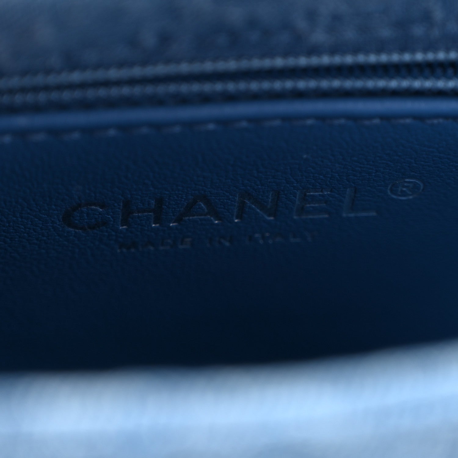Chanel Denim Quilted Camellia Sweetheart Mini Flap Blue 6 of 10
