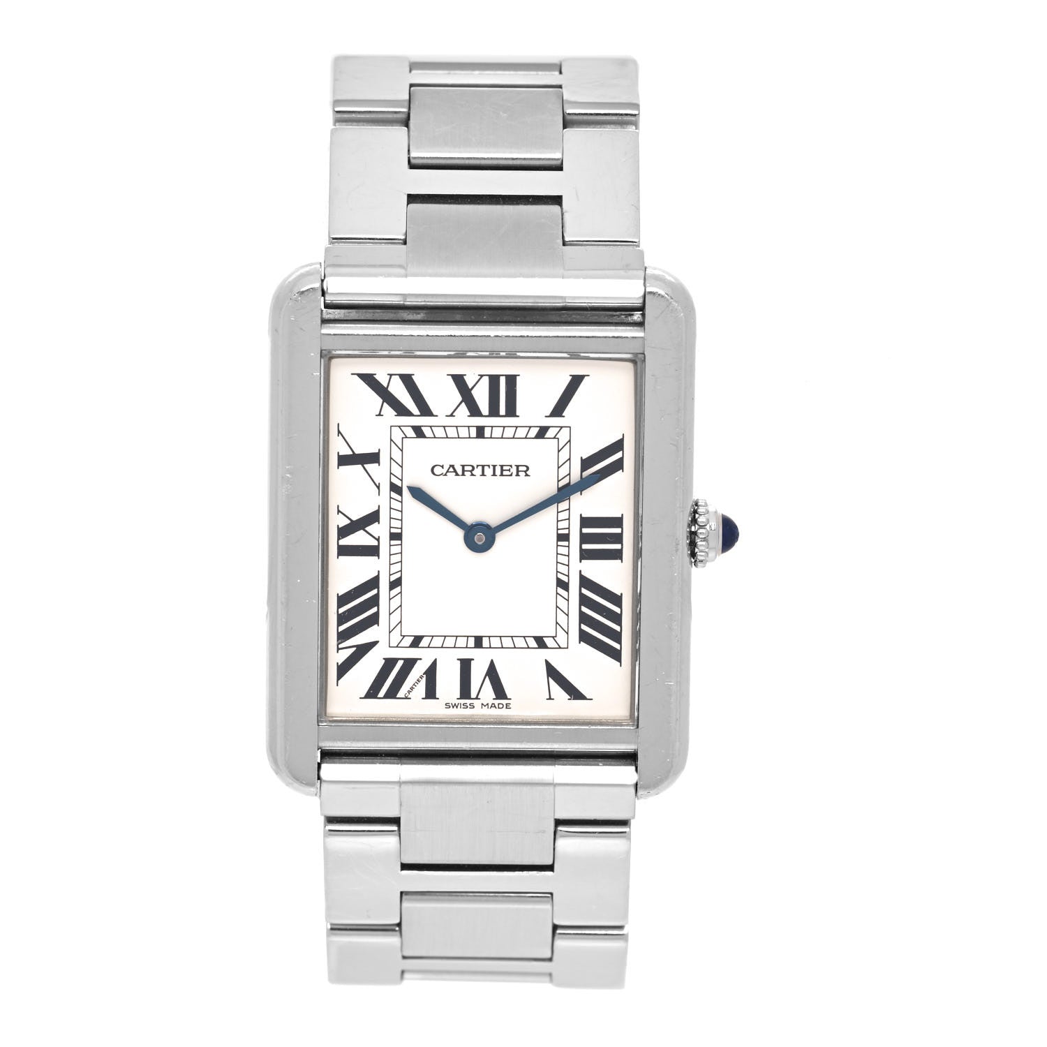 Cartier Stainless Steel 27mm Tank Solo Quartz Watch 1 of 5