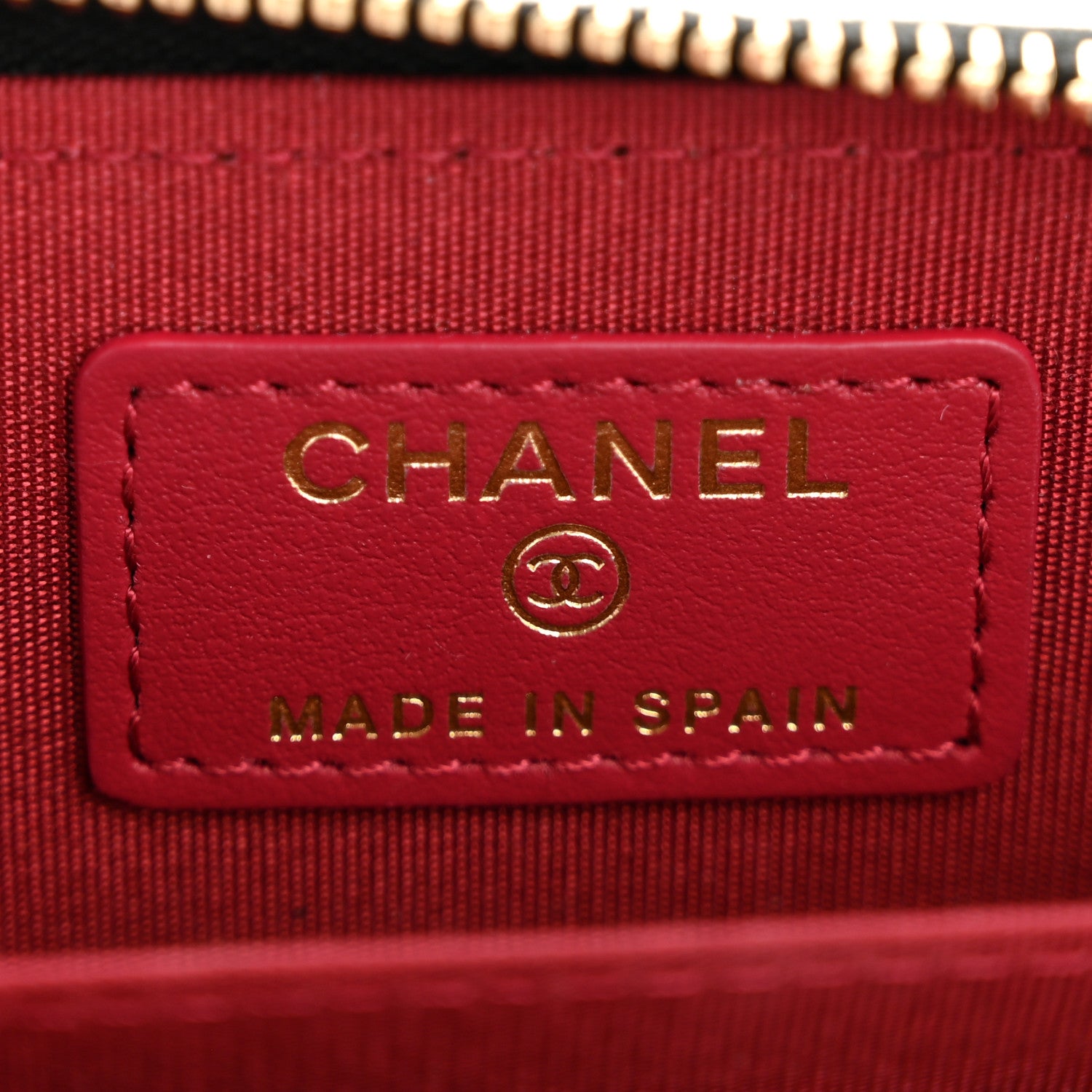 Chanel Lambskin Quilted Chanel 19 Zip Around Coin Purse Wallet Black 6 of 8