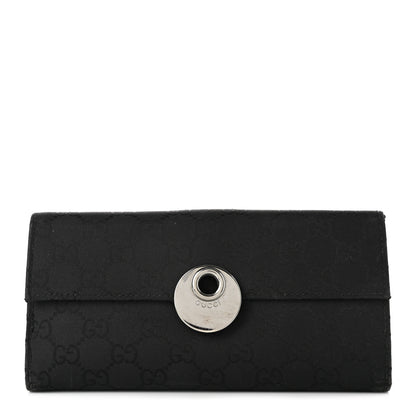 Gucci Monogram Eclipse Continental Wallet Black 1 of 9