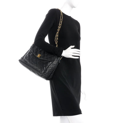 Chanel Caviar Quilted Flap Shoulder Bag Black 2 of 7