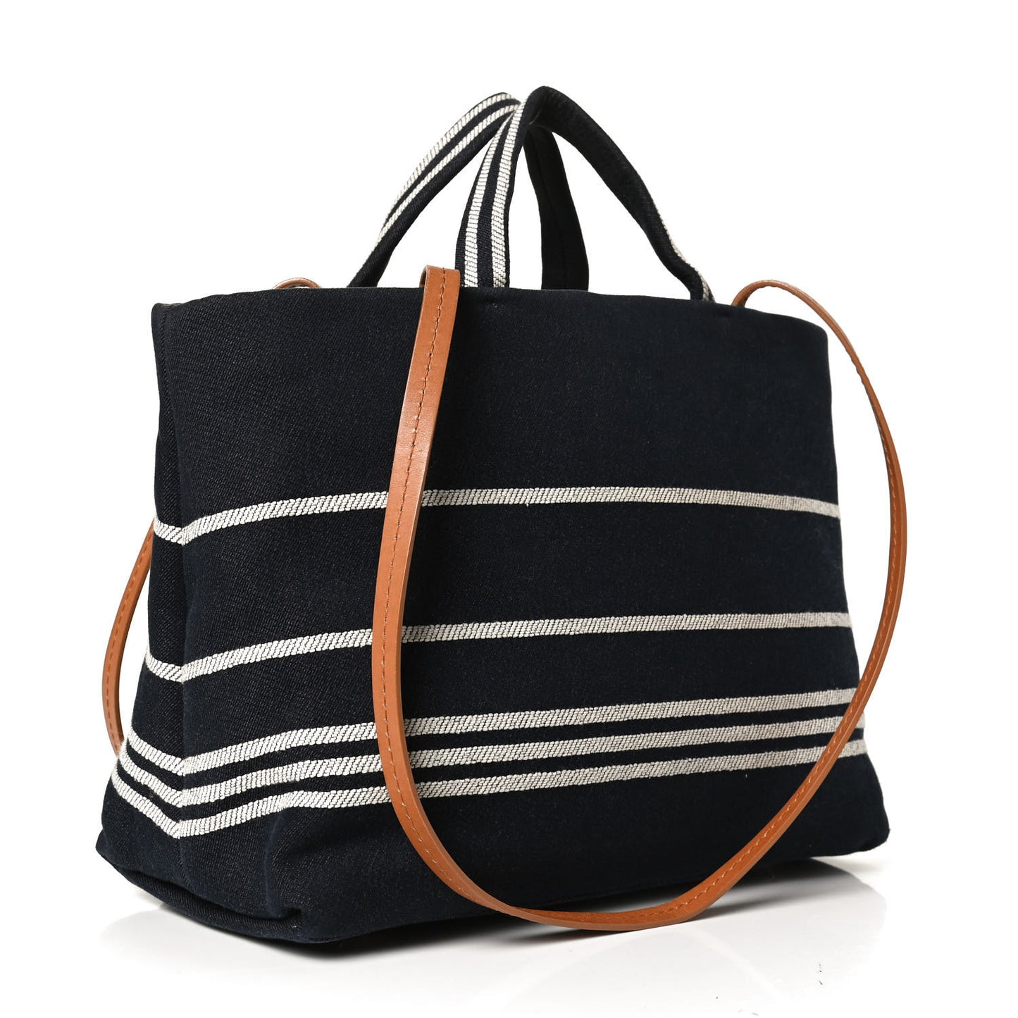 Denim Large Shopping Tote Blue