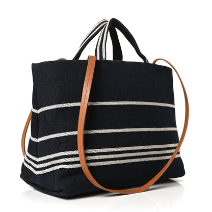 Chanel Denim Large Shopping Tote Blue 3 of 13