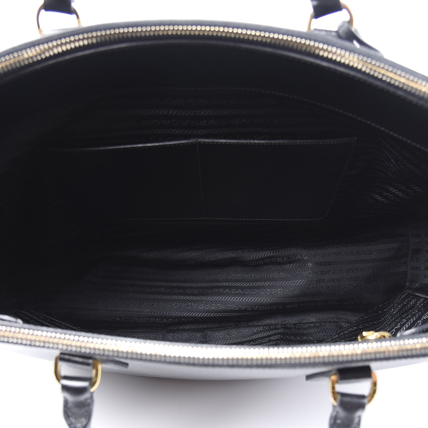 Prada Saffiano Large Galleria Double Zip Tote Black 5 of 16