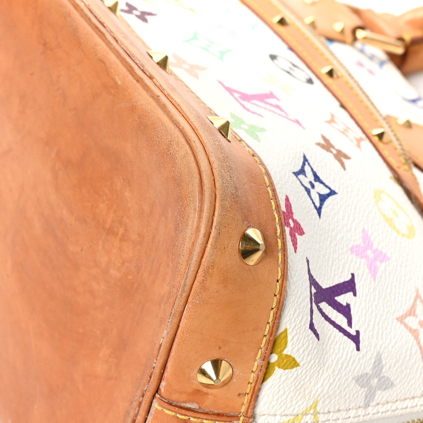 Monogram Multicolor Alma PM White