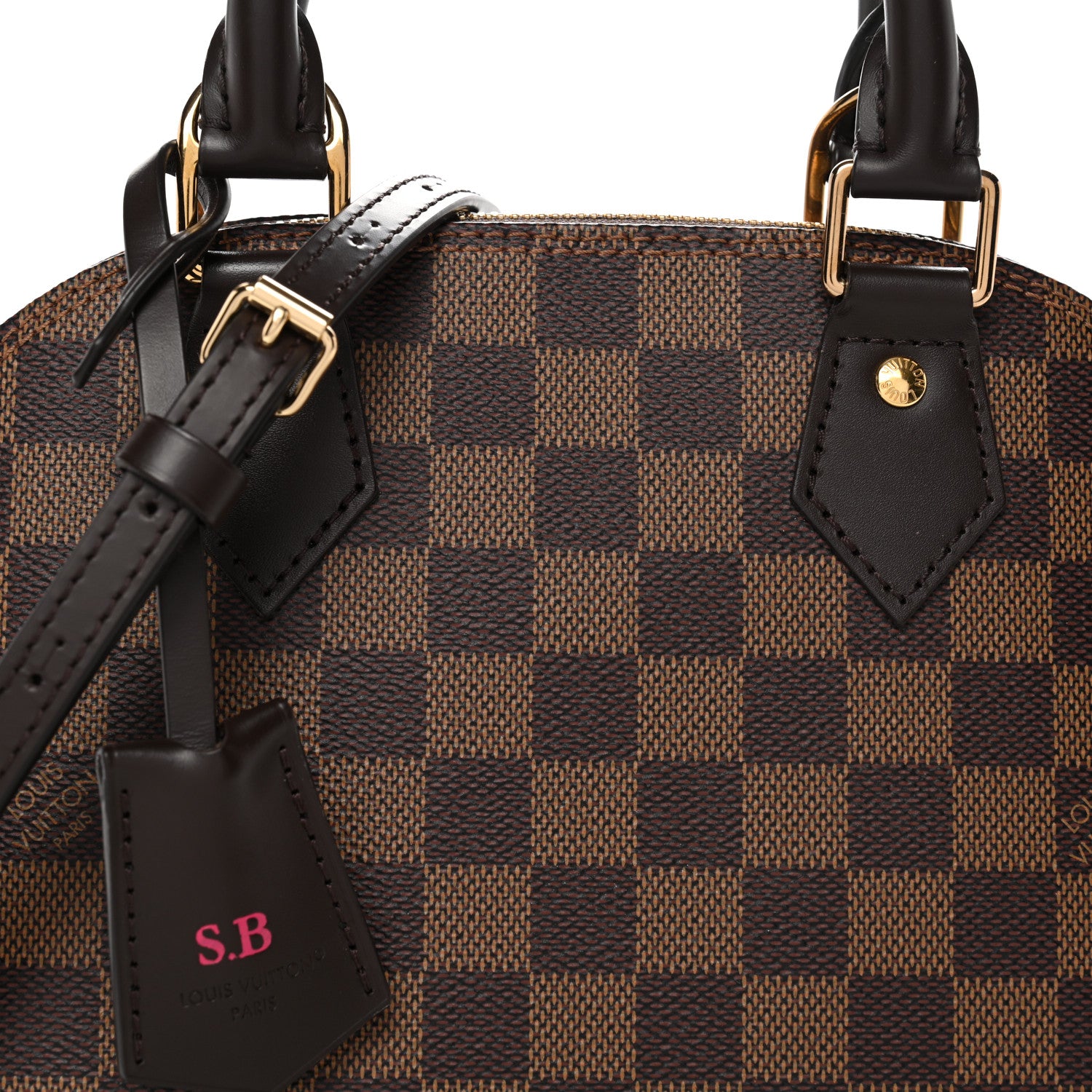 Louis Vuitton Damier Ebene Alma BB 8 of 10