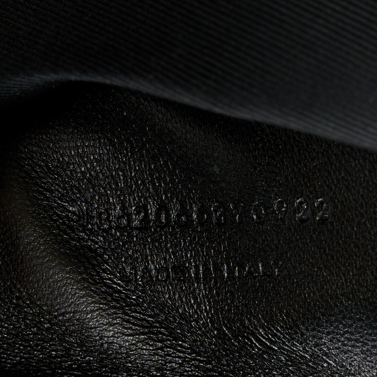 Grain De Poudre Medium West Hollywood Monogram Fold-Over Black
