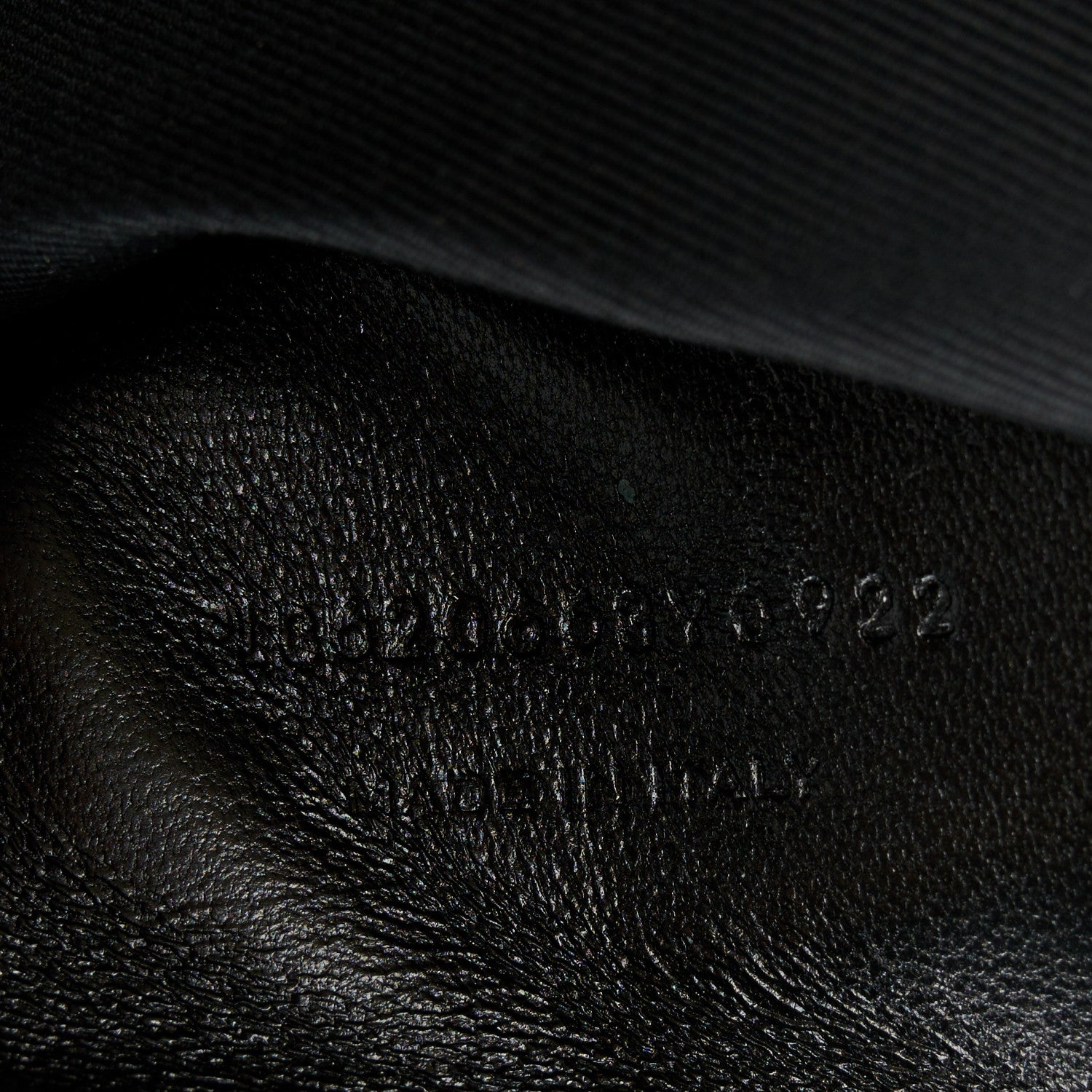 Saint Laurent Grain De Poudre Medium West Hollywood Monogram Fold-Over Black 7 of 11