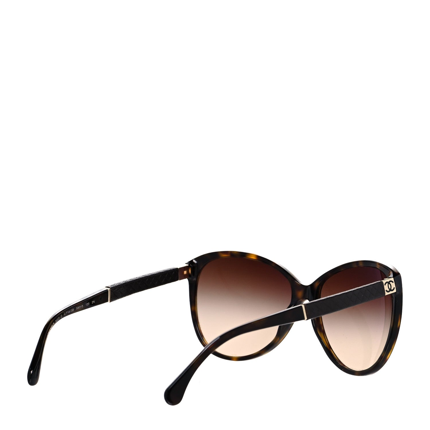 Chanel Acetate Quilted CC Sunglasses 5225-Q Tortoise 4 of 7