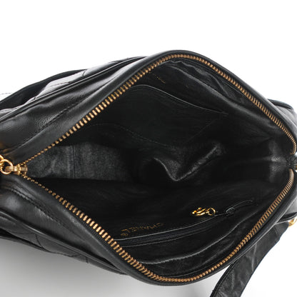 Chanel Lambskin Quilted Camera Case Black 5 of 8