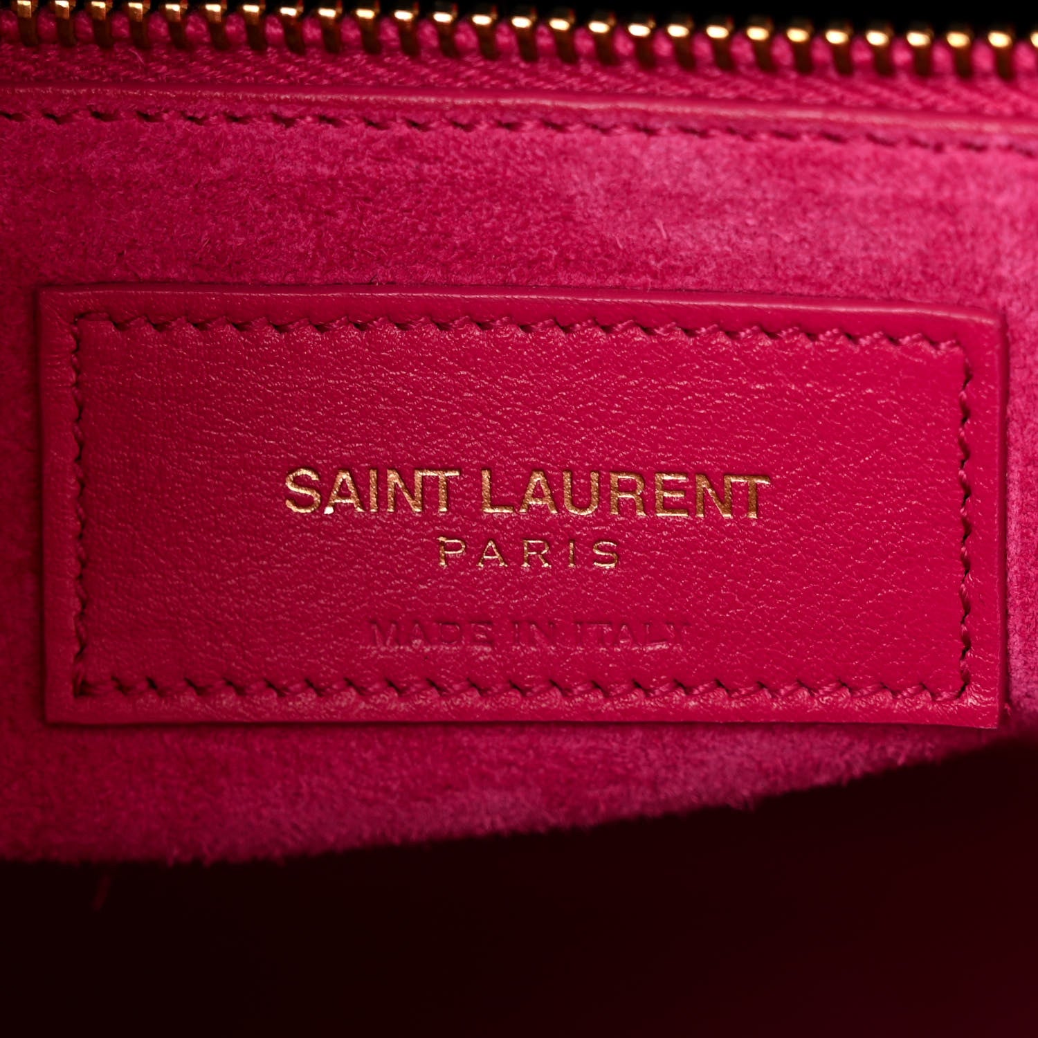 Saint Laurent Calfskin Small Sac De Jour Lipstick Fuchsia 7 of 14