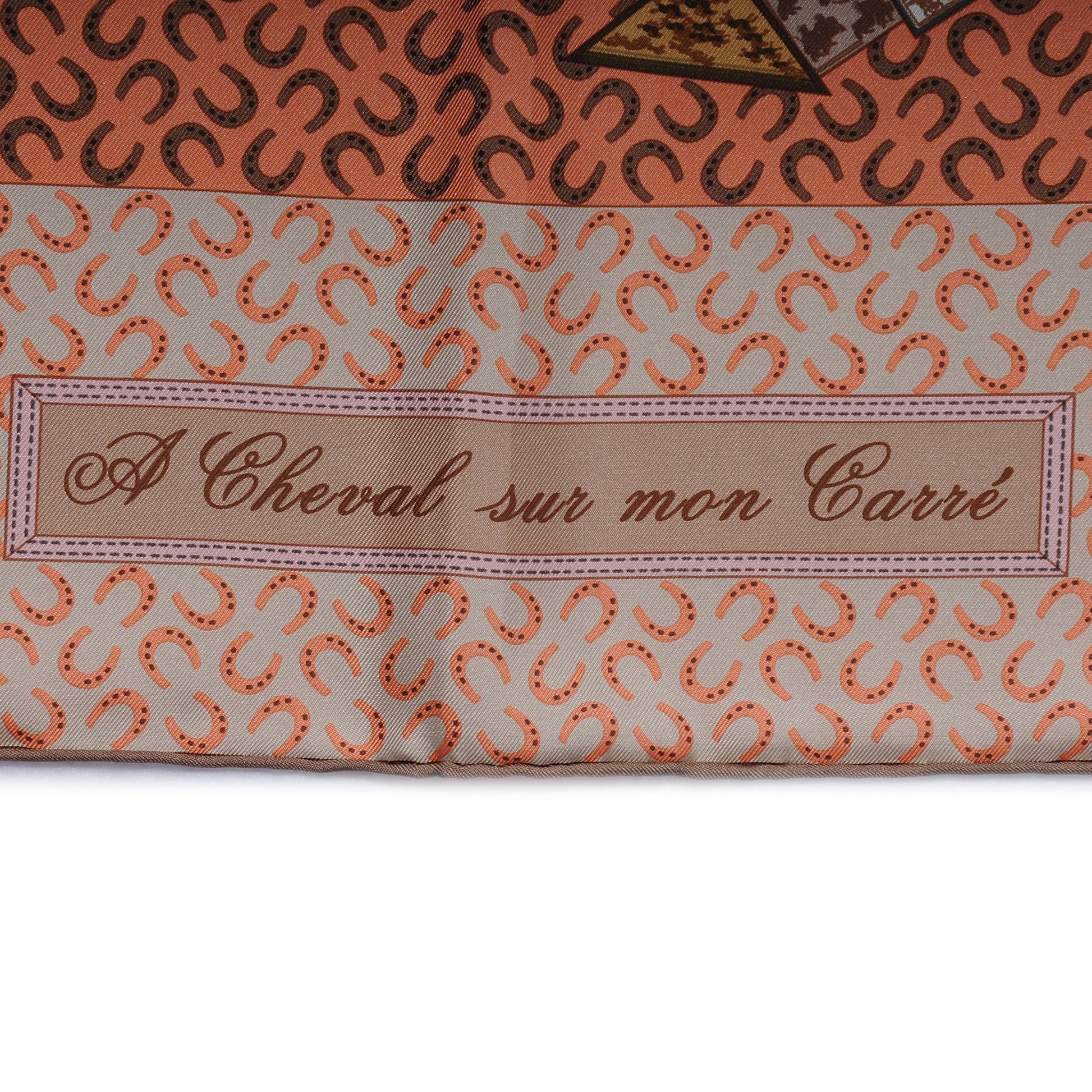 Hermes Silk A Cheval Sur Mon Carre Scarf 90 3 of 5