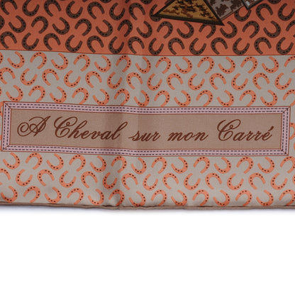 Hermes Silk A Cheval Sur Mon Carre Scarf 90 3 of 5