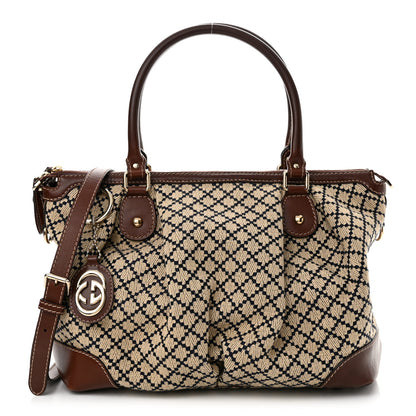 Gucci Diamante Large Sukey Top Handle Dark Brown 1 of 10