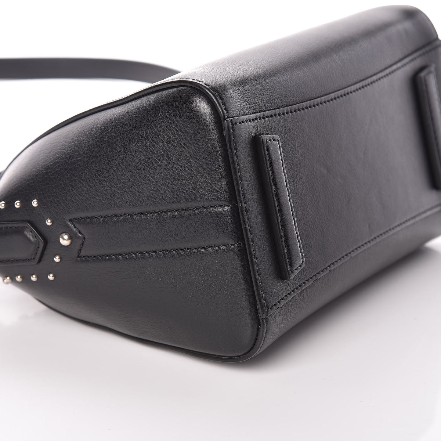 Smooth Calfskin Mini Studded Antigona Black