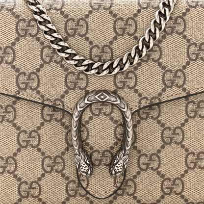 Gucci GG Supreme Monogram Mini Dionysus Chain Wallet Beige Taupe 9 of 12