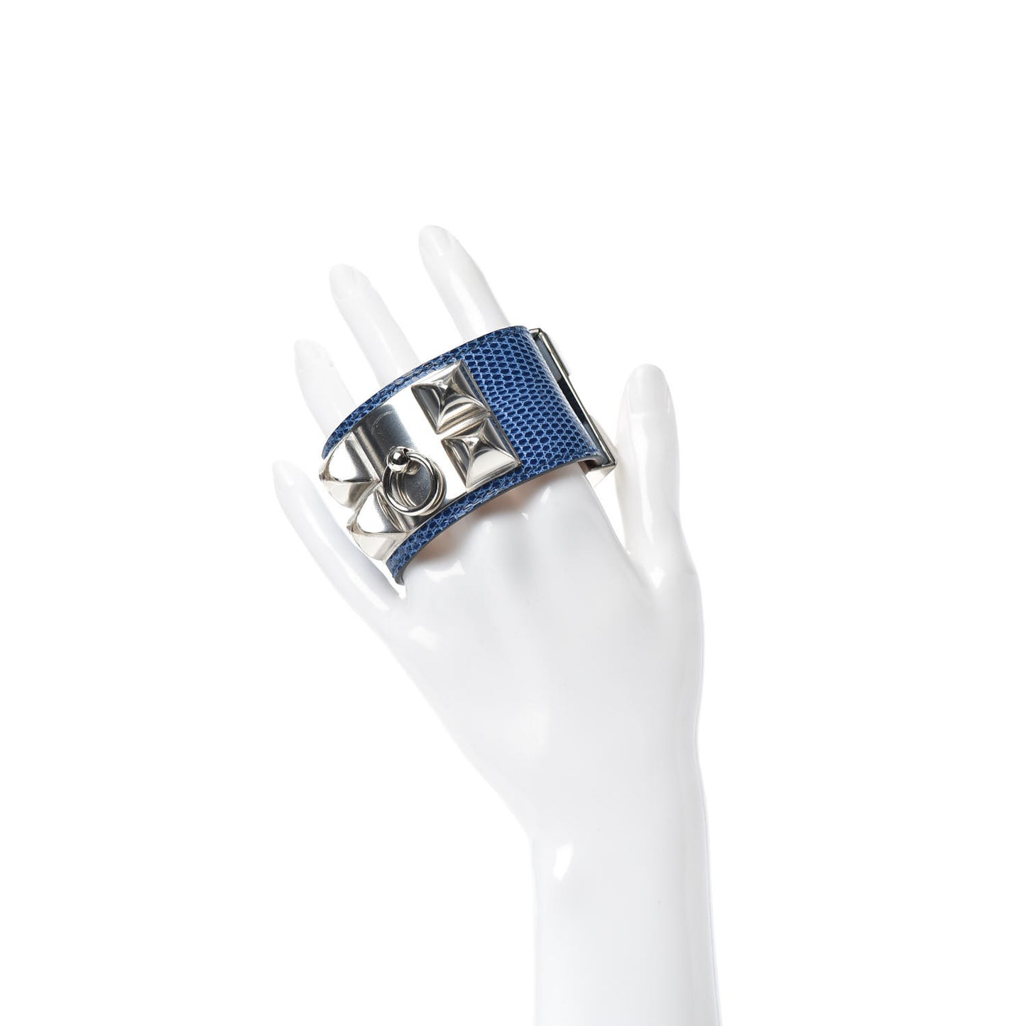 Lizard Collier De Chien CDC Bracelet T2 Bleu Saphir
