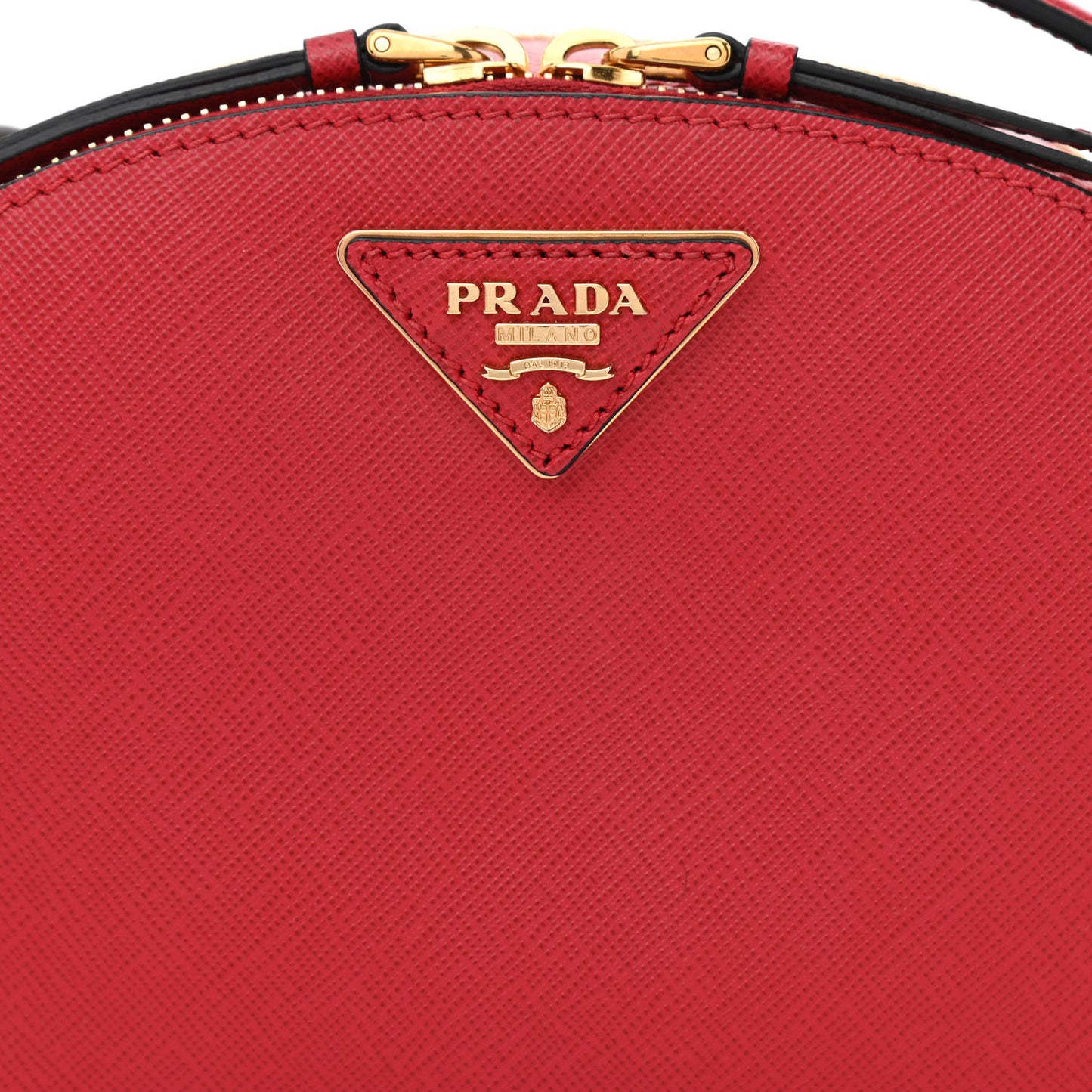 Saffiano Lux Odette Crossbody Fuoco
