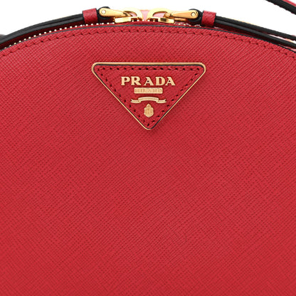 Prada Saffiano Lux Odette Crossbody Fuoco 9 of 11