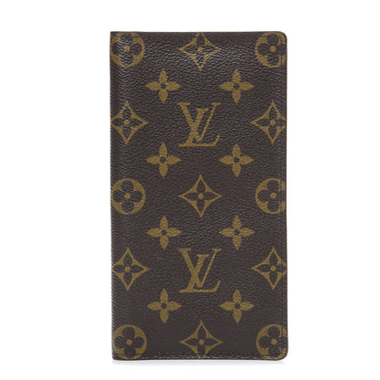 Louis Vuitton Monogram Porte Valeurs Checkbook Wallet 1 of 5
