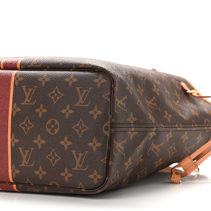 Louis Vuitton Monogram My LV Heritage Neverfull MM Burgundy Orange 12 of 12