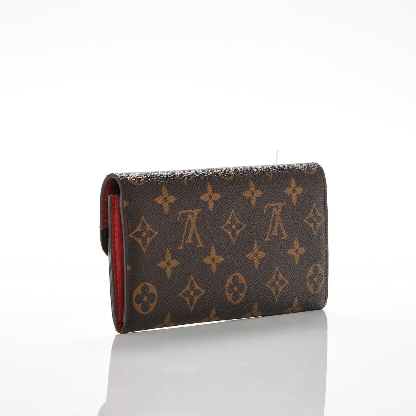Monogram Emilie Wallet Red