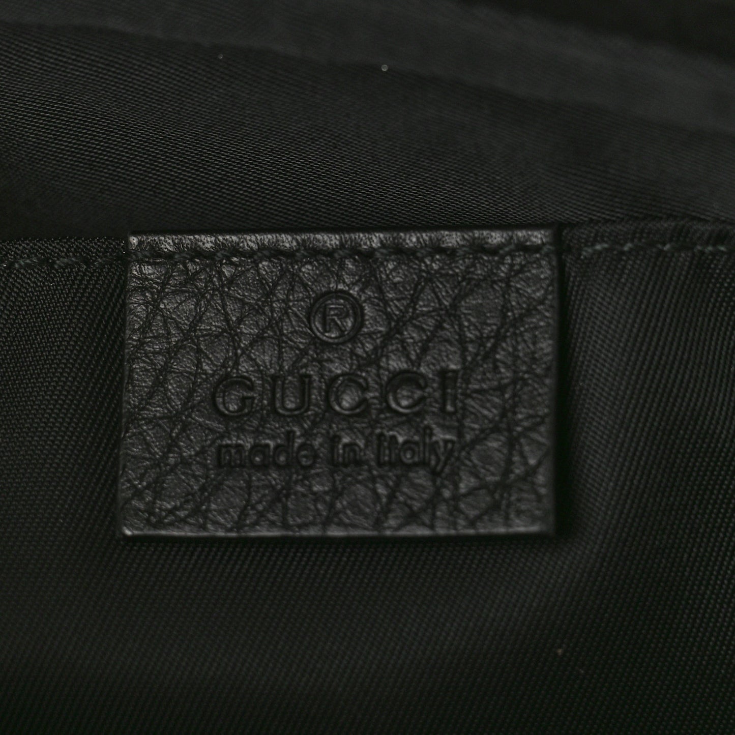 Pebbled Calfskin Soho Cosmetic Case Black