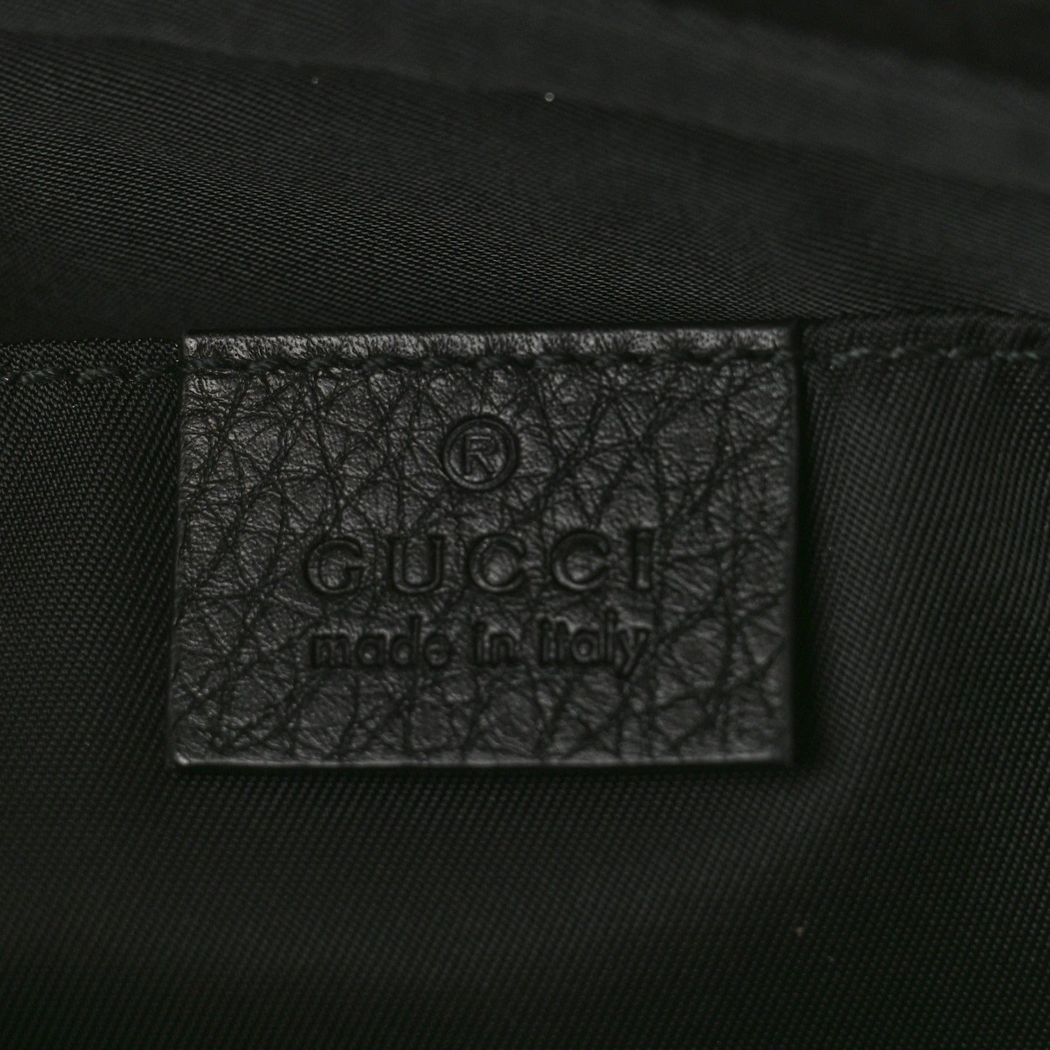 Gucci Pebbled Calfskin Soho Cosmetic Case Black 6 of 9