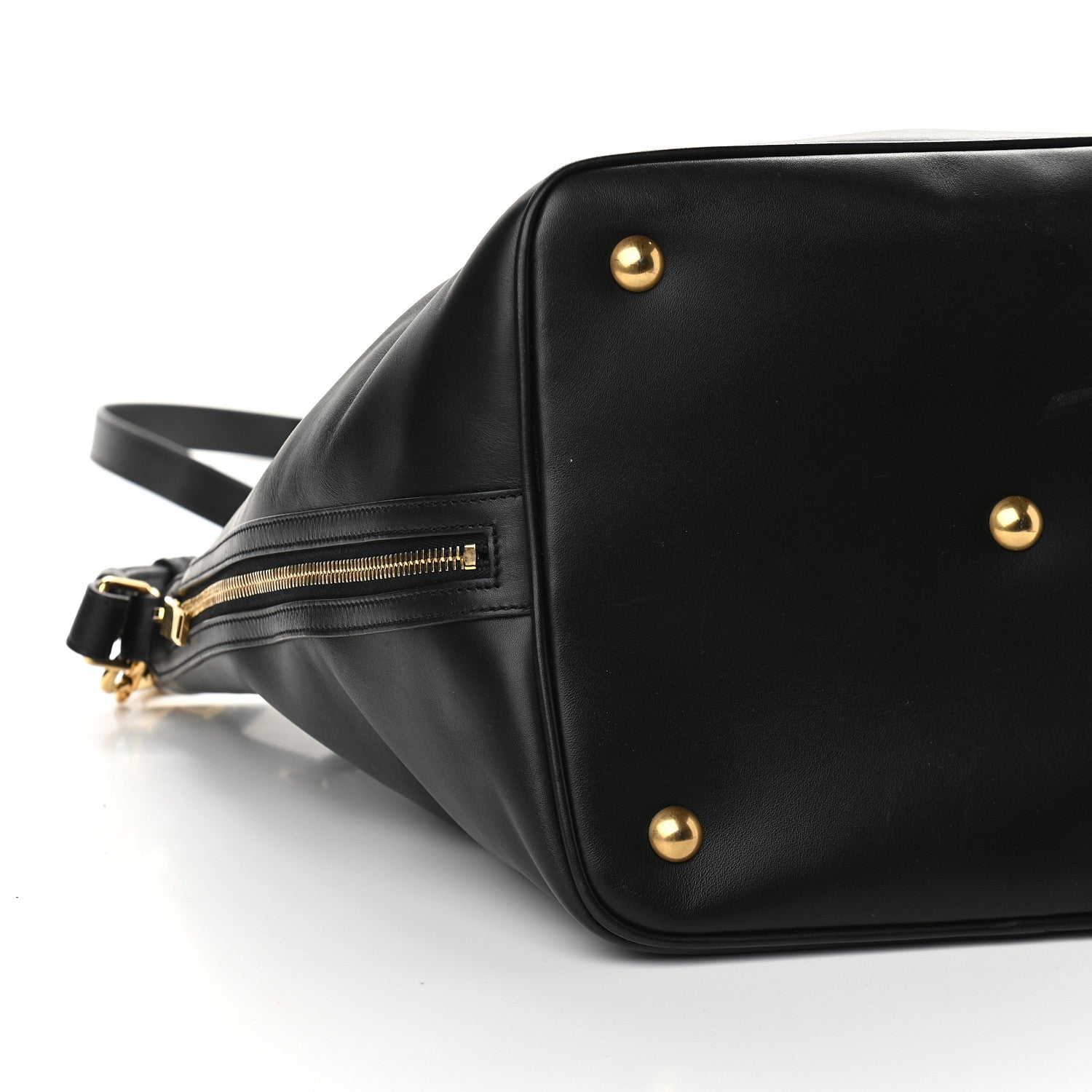 Saint Laurent Calfskin Large Emmanuelle Bucket Bag Black 7 of 8