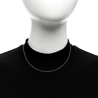 Tiffany Platinum Chain Necklace 16" 2 of 4