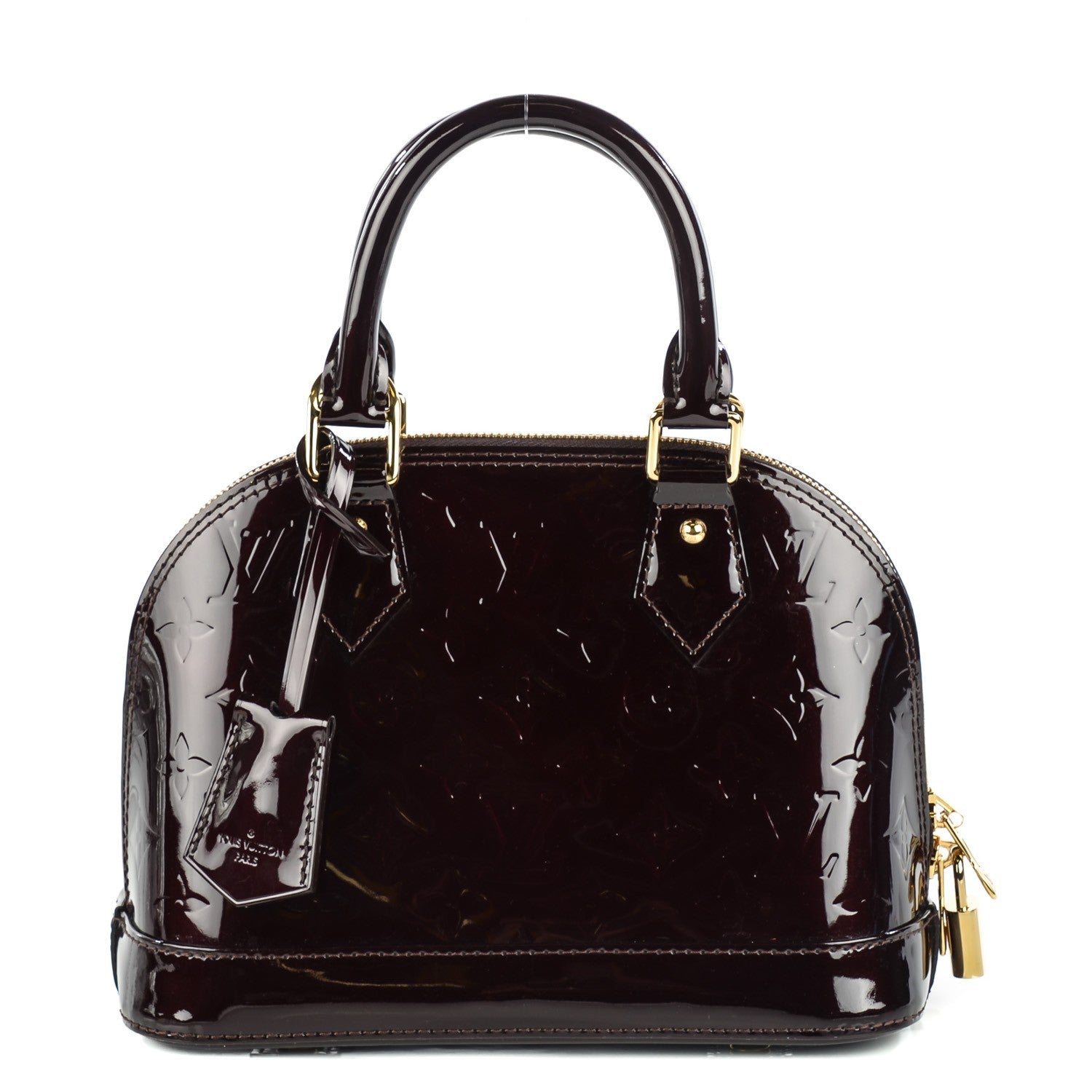 Louis Vuitton Vernis Alma BB Amarante 1 of 8