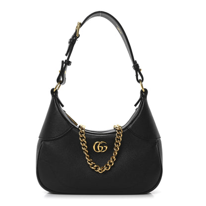 Gucci Goatskin Small Aphrodite Shoulder Bag Black 1 of 9