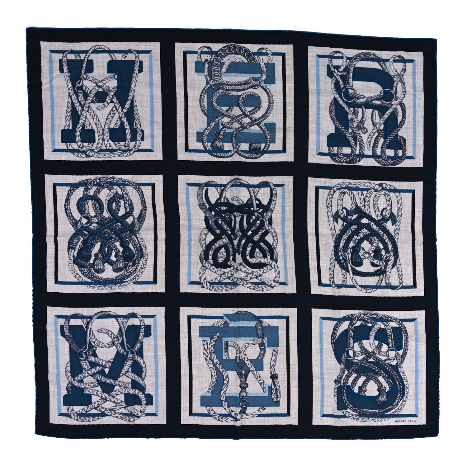 Hermes Cashmere Silk Shawl 140 1 of 3