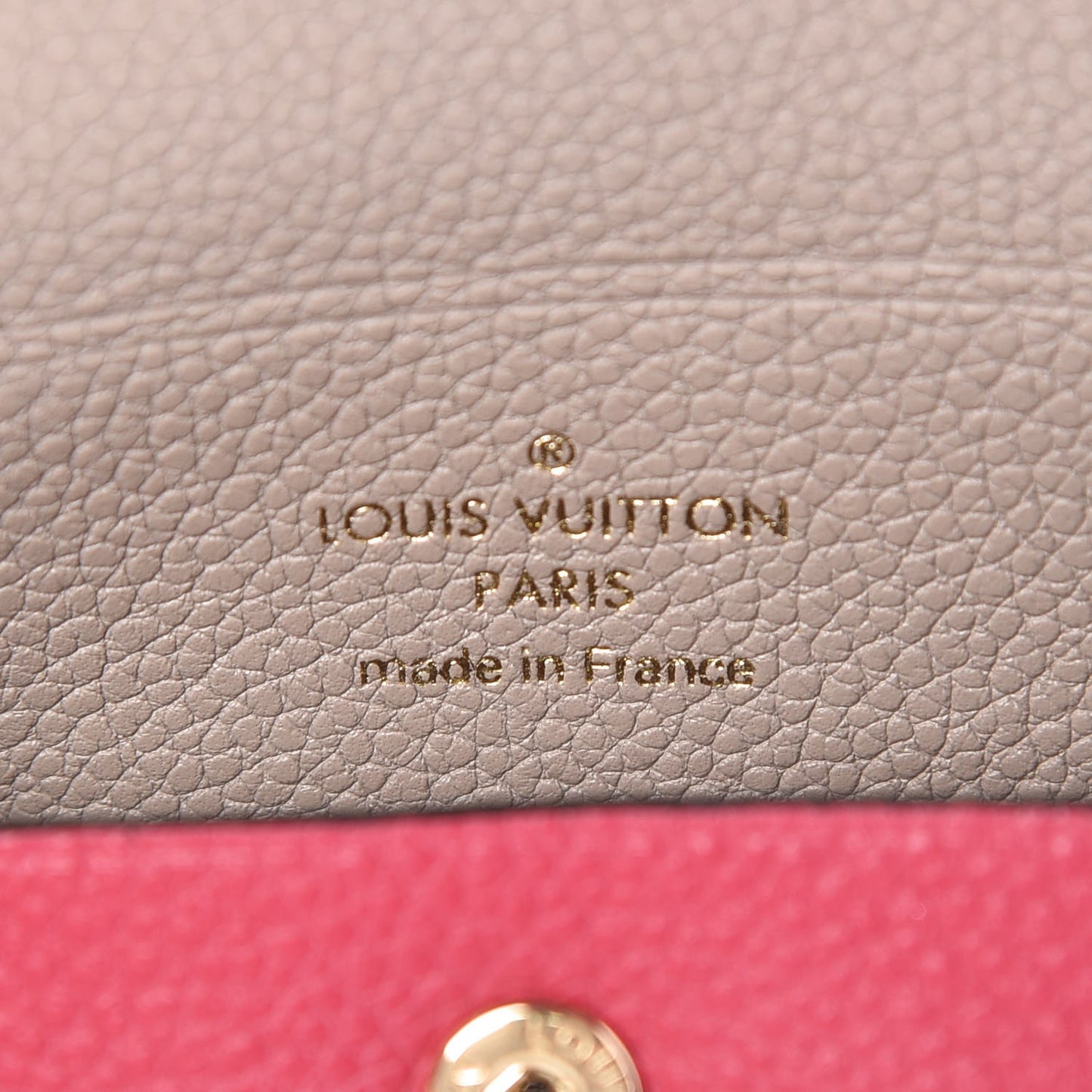 Cuir Rivet Pochette Fuchsia