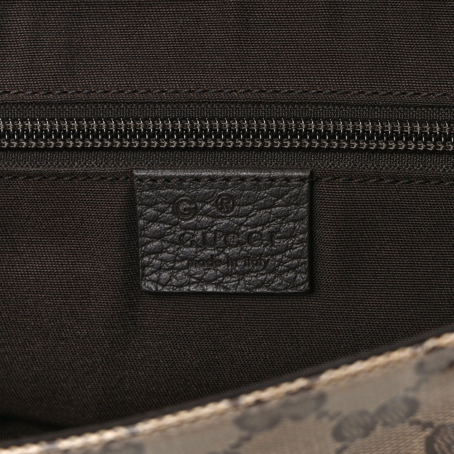 Crystal Monogram Waist Belt Bag Brown
