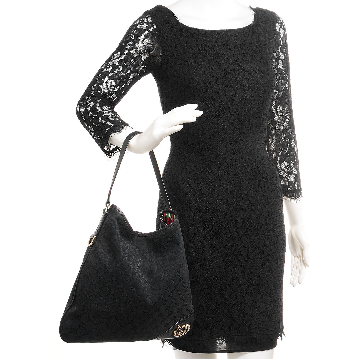 Monogram New Britt Medium Hobo Black