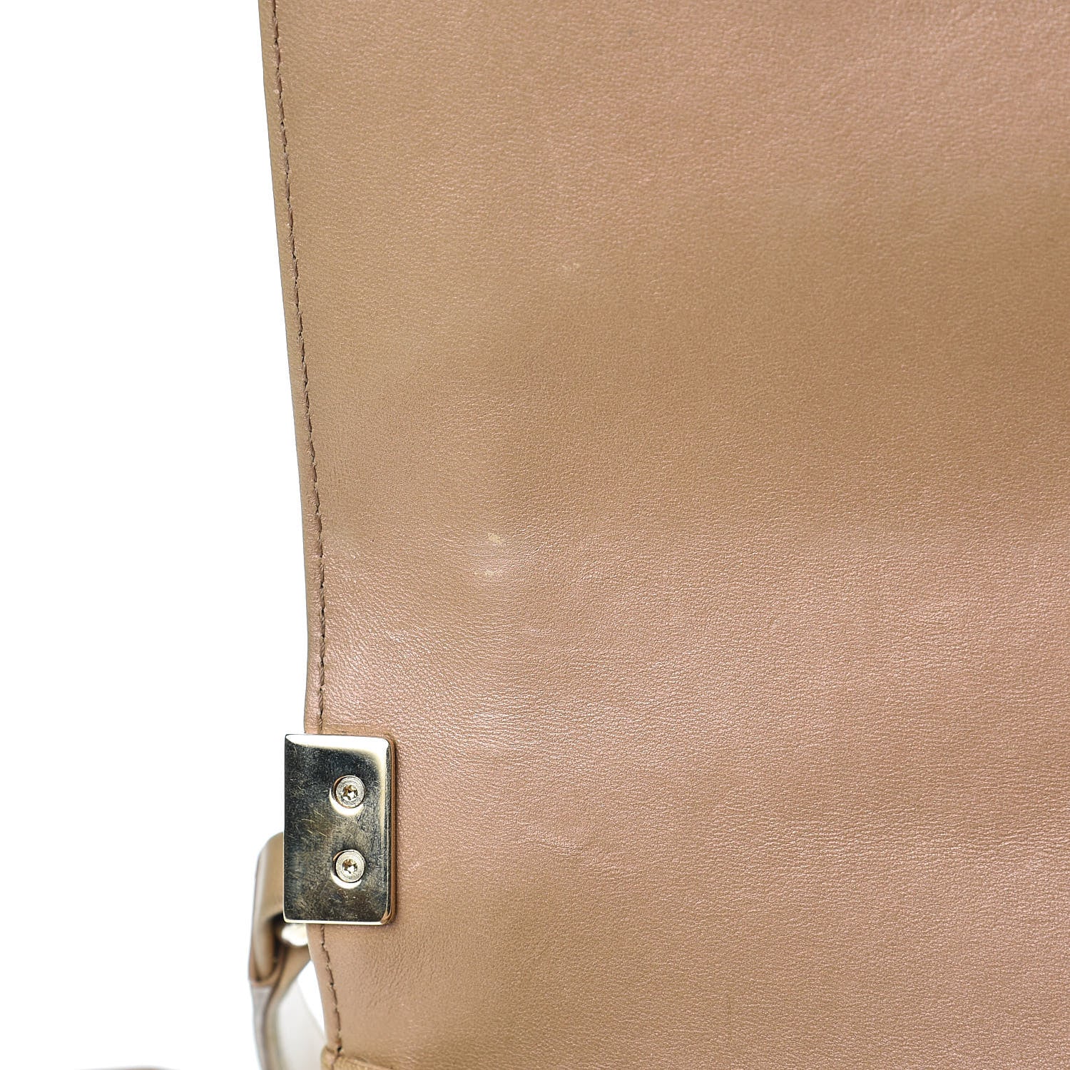 Chanel Iridescent Glazed Calfskin Quilted Small Boy Flap Dark Beige 11 of 12