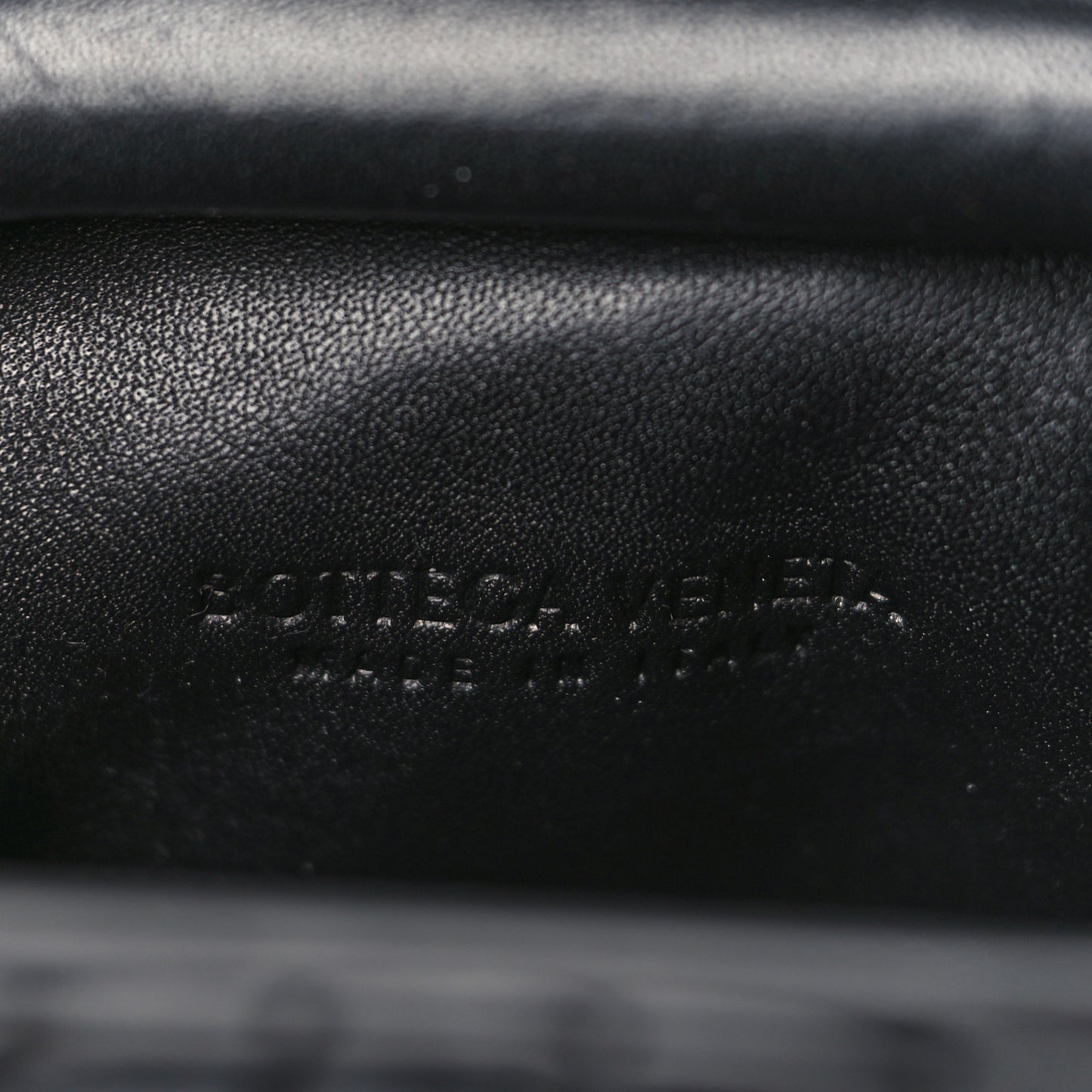 Butter Calfskin Coin Purse Black