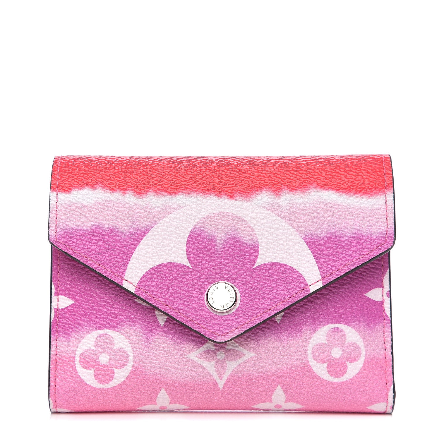 Louis Vuitton Monogram Escale Victorine Wallet Red 1 of 5