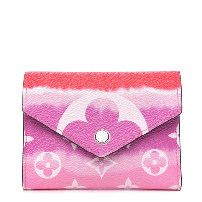 Louis Vuitton Monogram Escale Victorine Wallet Red 1 of 5