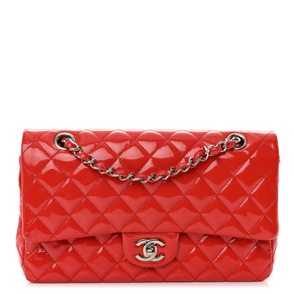 Chanel Patent Quilted Medium Double Flap Fuchsia 1 of 11