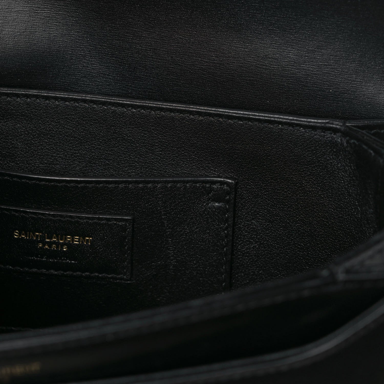 Saint Laurent Box Calfskin Monogram Medium Solferino Satchel Black 11 of 11