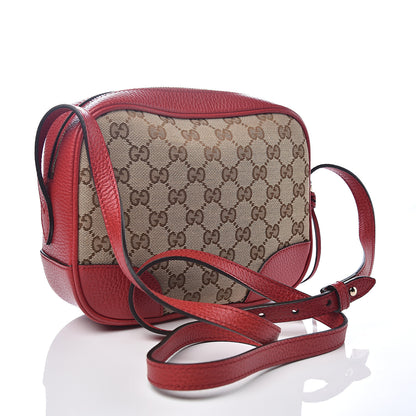 Gucci Monogram Mini Bree Messenger Bag Red 2 of 9