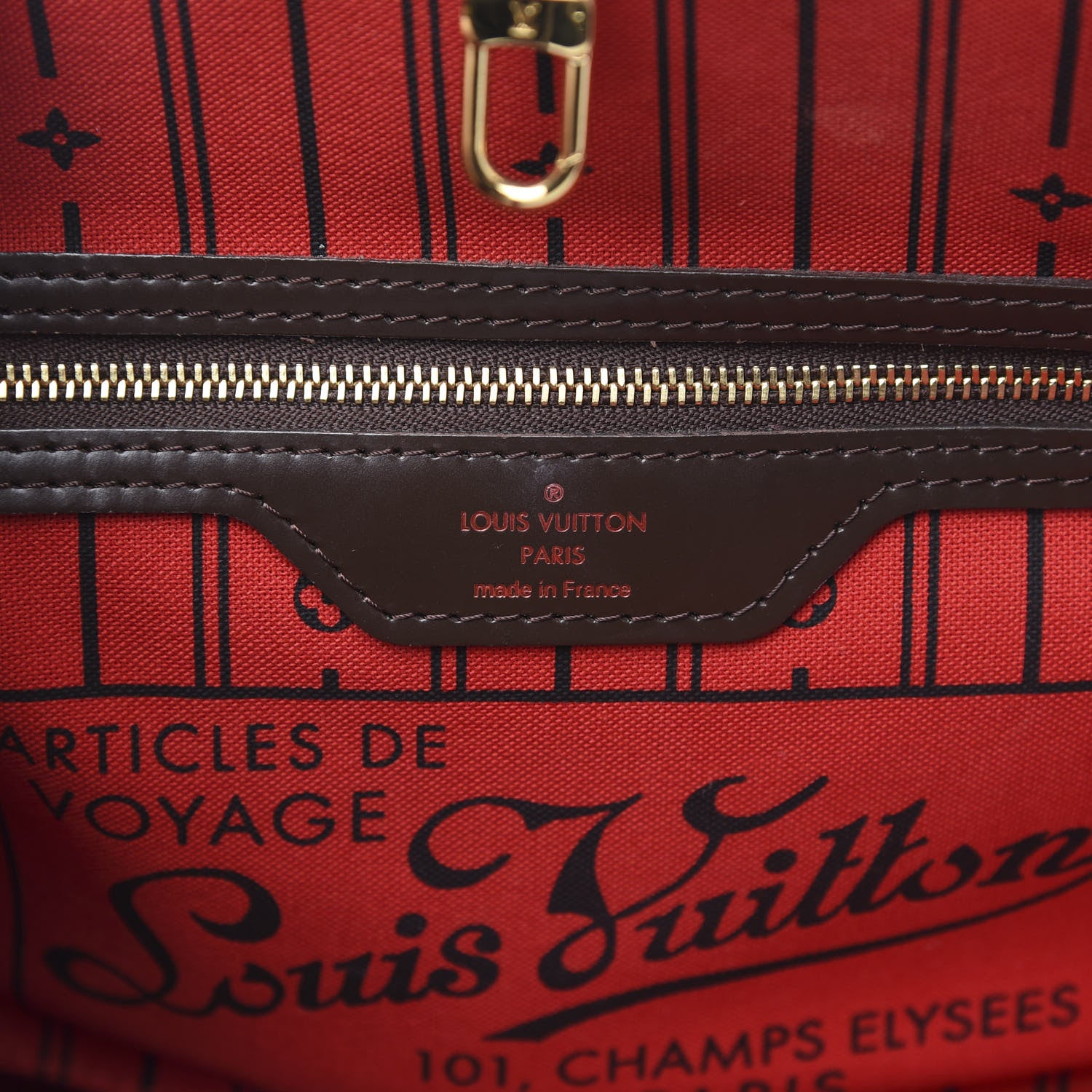 Louis Vuitton Damier Ebene Neverfull PM 6 of 12