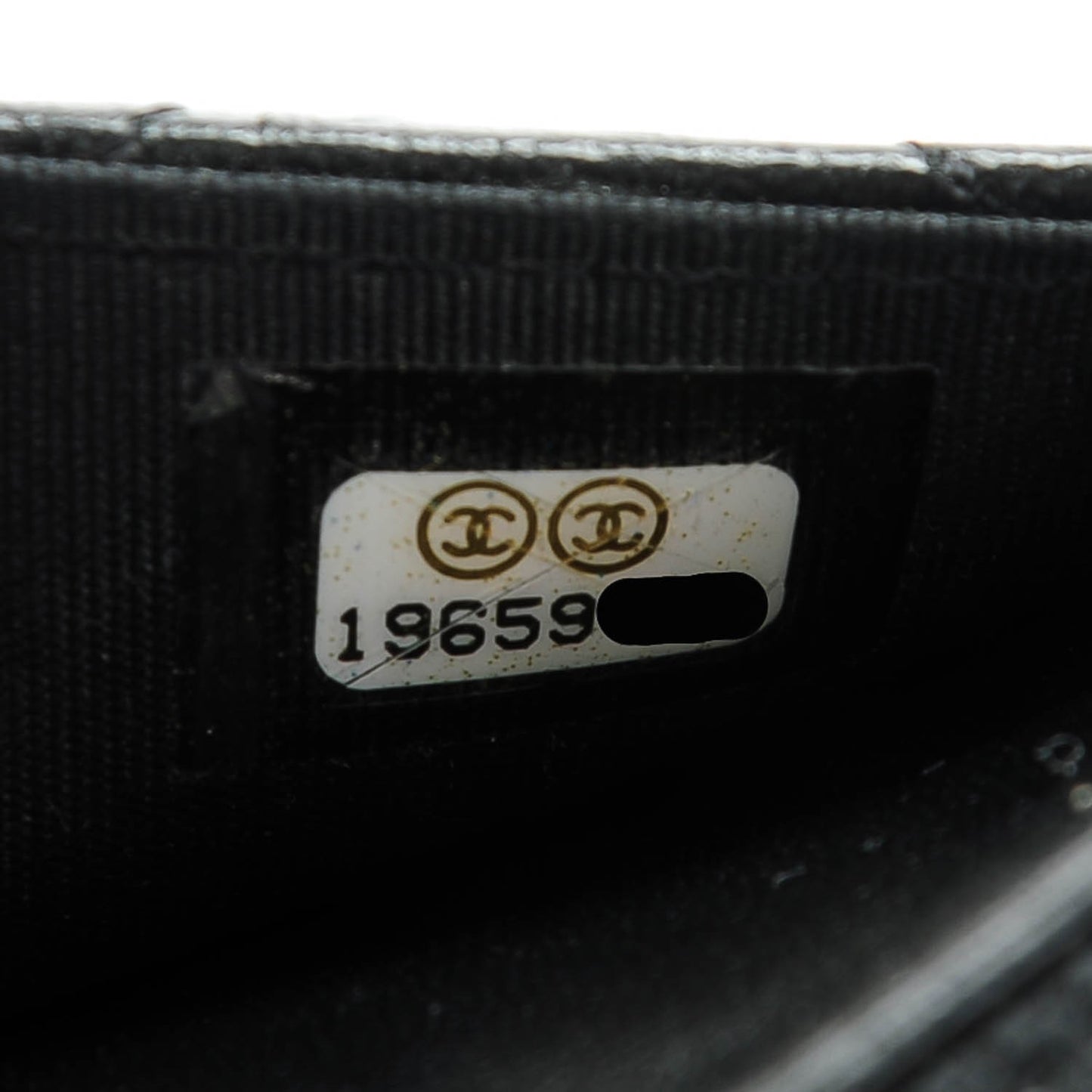 Lambskin Quilted Boy Wallet On Chain WOC Black